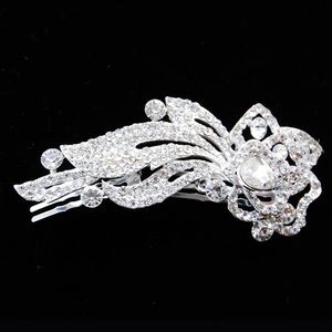 Bridal, Prom, Crystal Rose Comb NWT